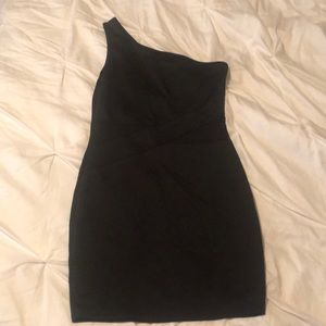 Black tight dress